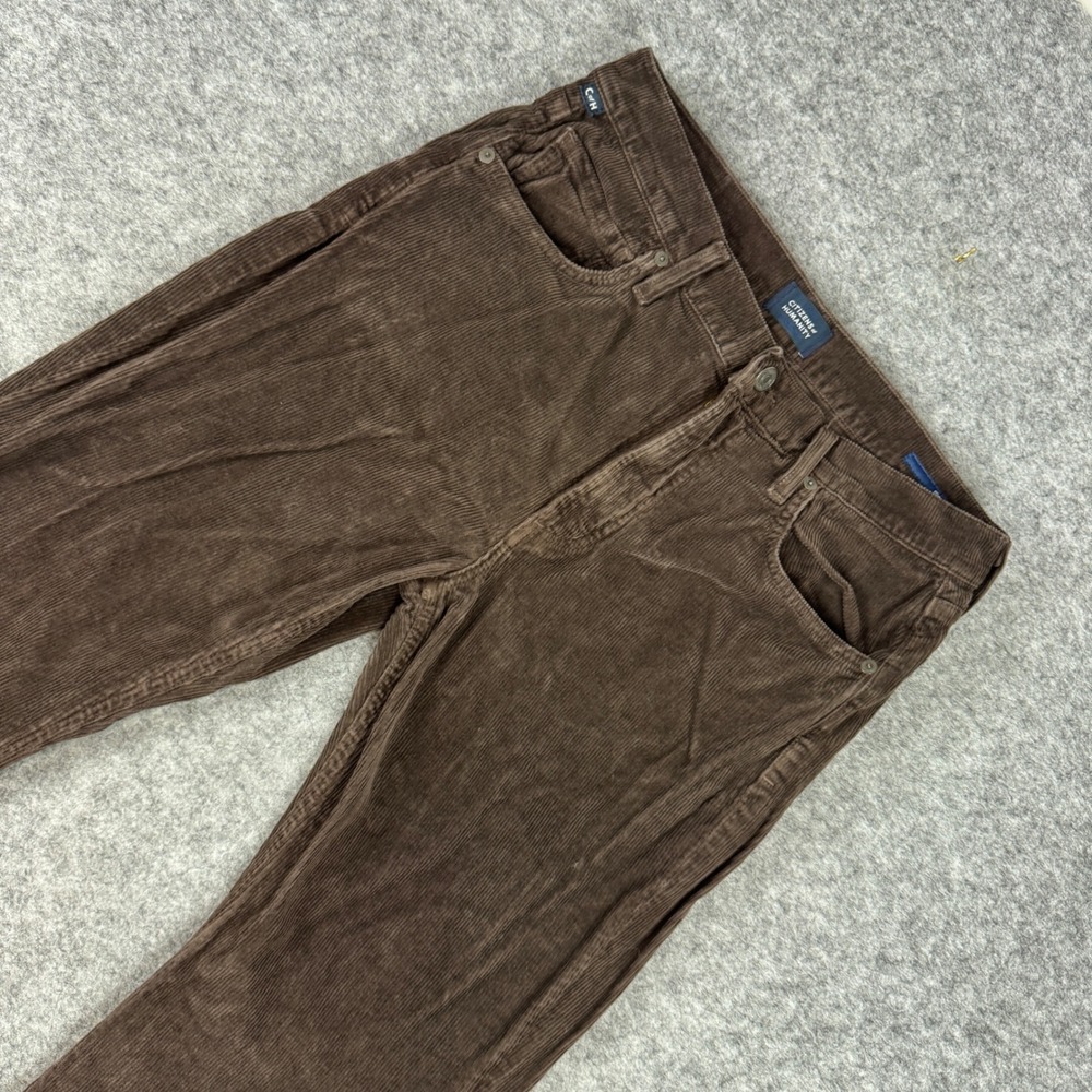 Citizens of Humanity Isola Flare Corduroy Pants Brown Size 28 2082-1449